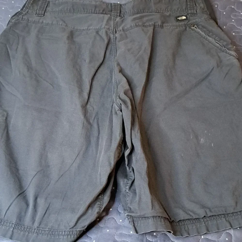The North Face gray shorts size large